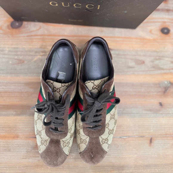 Gucci GG sneakers, Nylon and suede size 8 1/2 - Picture 15 of 15